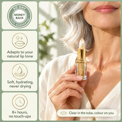 Lipstick designed for mature lips