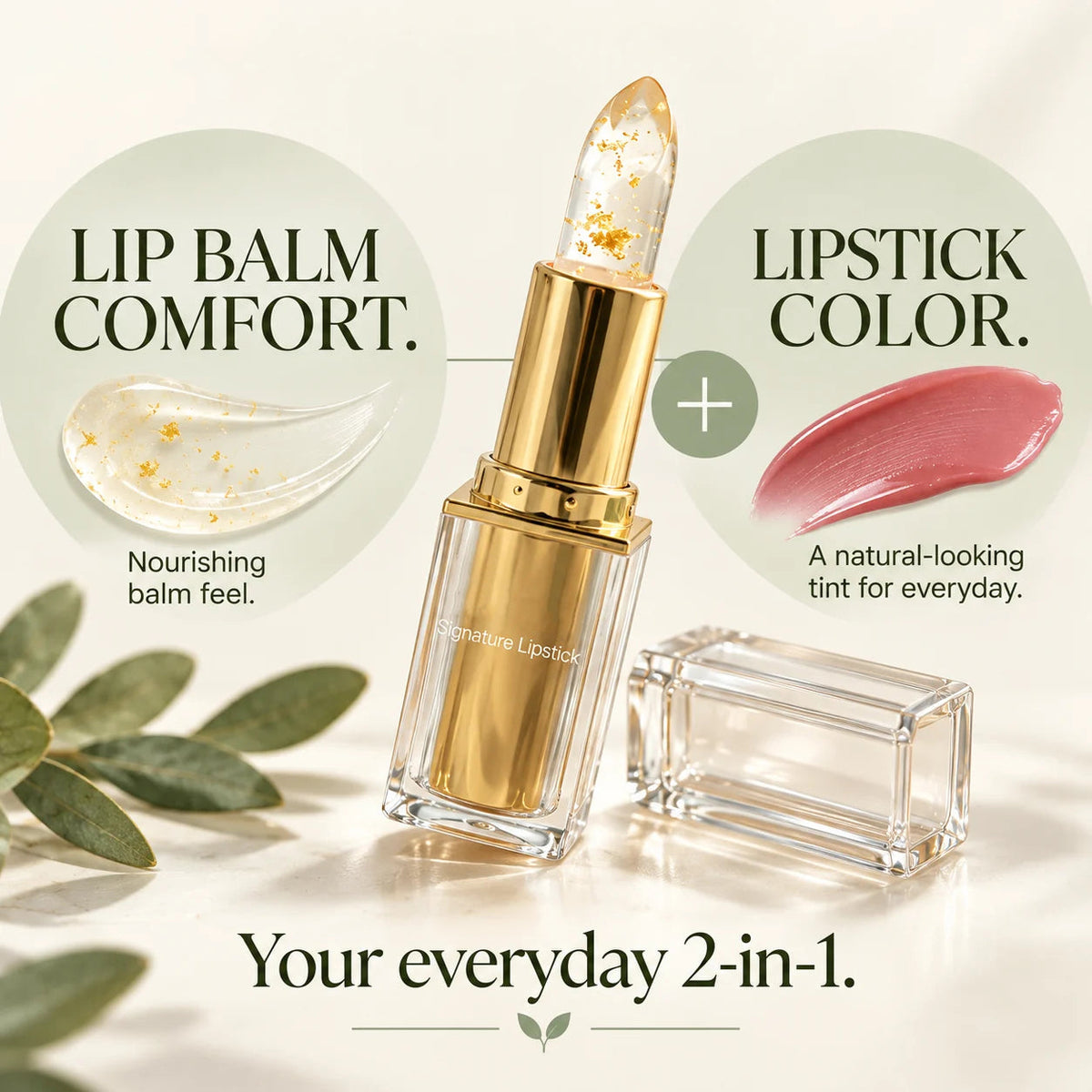 Lipstick designed for mature lips